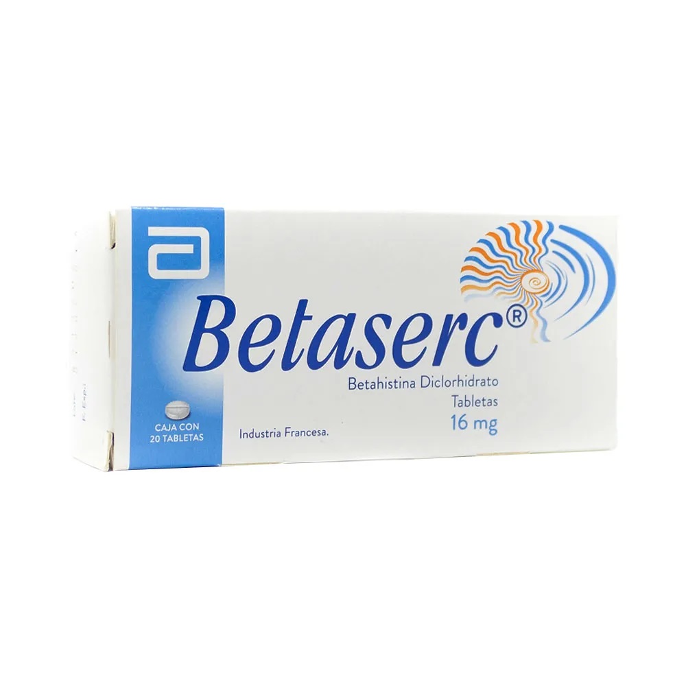 concert Blazen Net zo Betaserc 16 mg x 20 tabletas