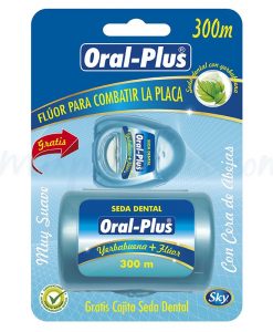 1219-Seda-Dental-Oral-plus-Yerbabuenafluor-x-300-mts-gratis-seda-x-30-m-GIGA-mispastillas-tienda-pastillas-medellin-colombia