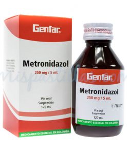 1421-Metronidazol-250-mg-x-120-ml-GENFAR-mispastillas-tienda-pastillas-medellin-colombia