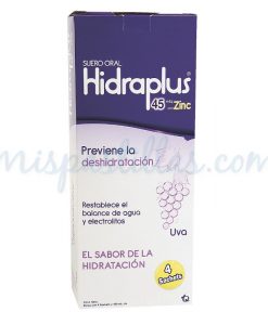 1673-Hidraplus-45-meq-con-Zinc-sabor-Uva-x-4-sachets-x-100-ml-c-u-400-ml-TECNOQUIMICAS-FARMA-mispastillas-tienda-pastillas-medellin-colombia