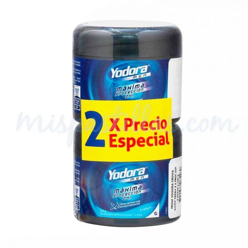1986-Prepack-Desodorante-y-antitranspirante-Yodora-crema-Men-fresh-2-frascos-x-100-g-TECNOQUIMICAS-OTC-mispastillas-tienda-pastillas-medellin-colombia