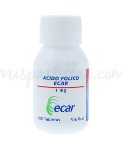 2130-Acido-fólico-1-mg-x-100-tab-ECAR-mispastillas-tienda-pastillas-medellin-colombia