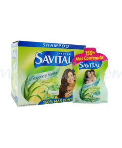 2221-Shampoo-Savital-colageno-y-sabila-caja-x-20-sachet-x-25-ml-UNILEVER-mispastillas-tienda-pastillas-medellin-colombia-1