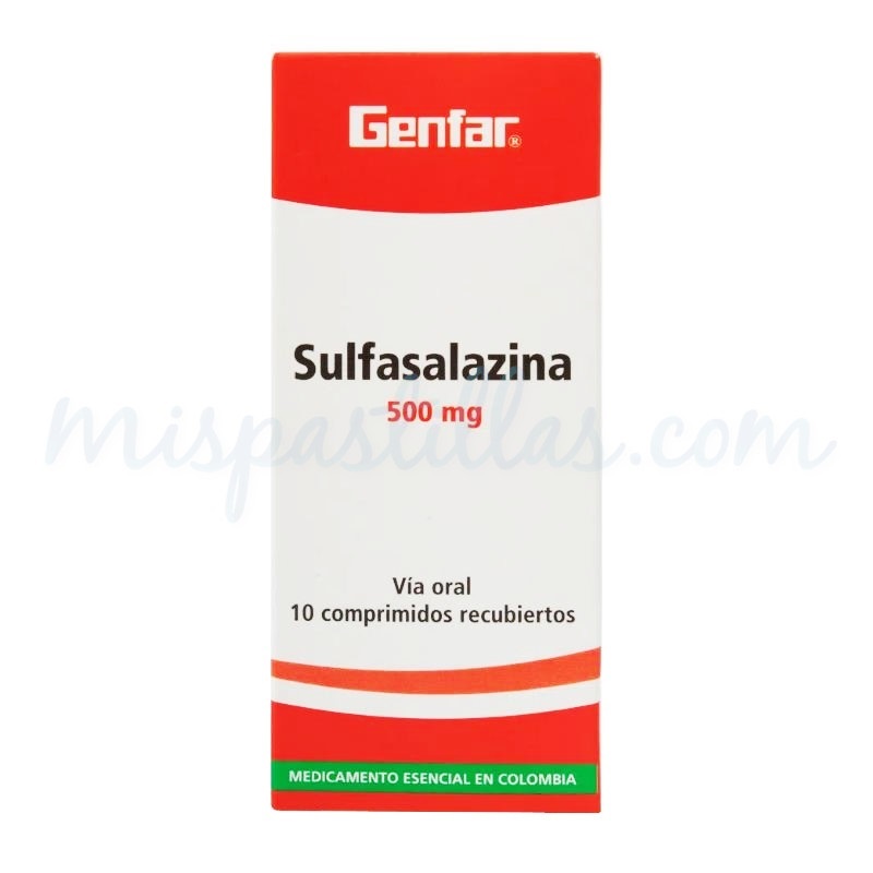 2662-Sulfasalazina-500-mg-x-10-tab-GENFAR-mispastillas-tienda-pastillas-medellin-colombia 2662-Sulfasalazina-500-mg-x-10-tab-GENFAR-mispastillas-tienda-pastillas-medellin-colombia